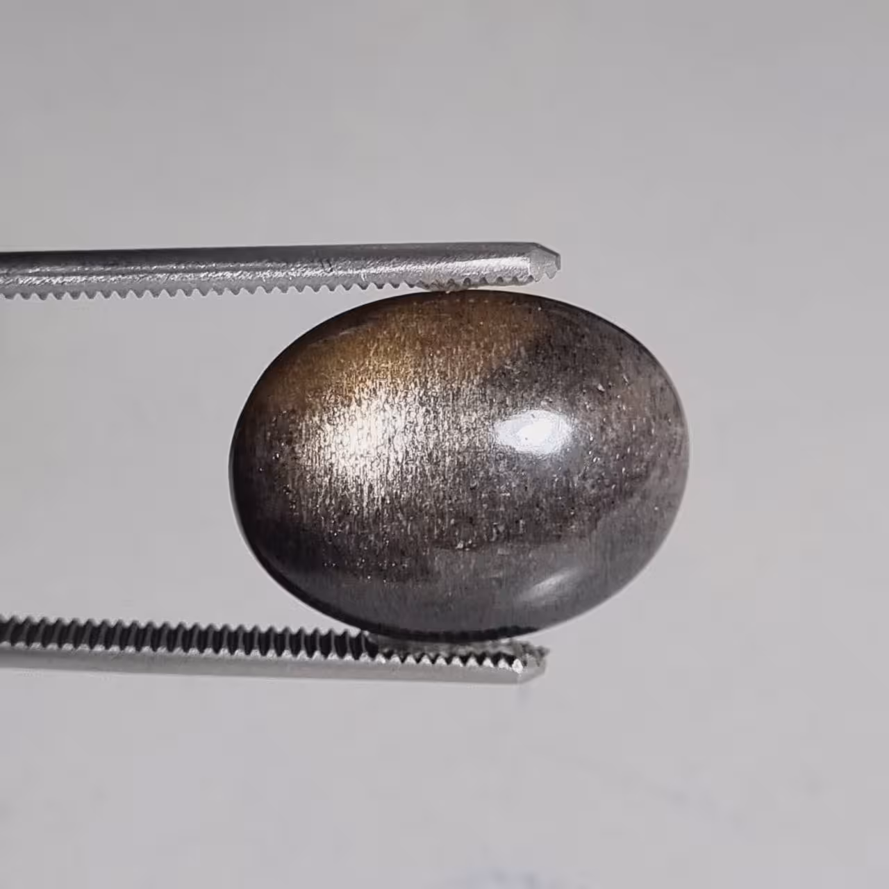 نگین سان استون طبیعی اصلی بیضی مشکی 9710