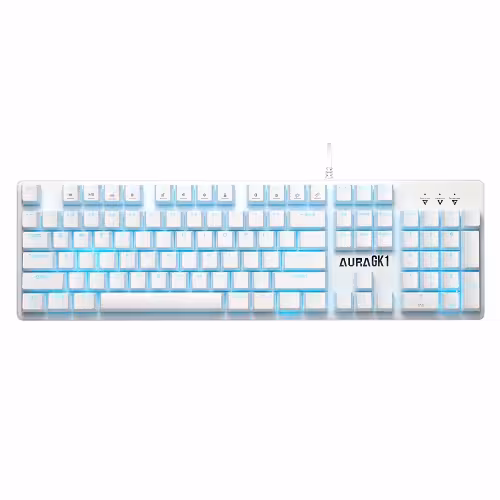 کیبورد Gamdias Aura GK1 - White