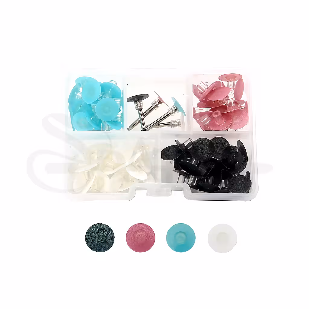 کیت دیسک پالیش 4رنگ Polishing Disc Kit برند Zt Dental دیسک پالیش