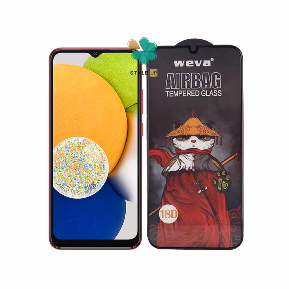 گلس گوشی سامسونگ Samsung Galaxy A03 مدل ایربگ دار