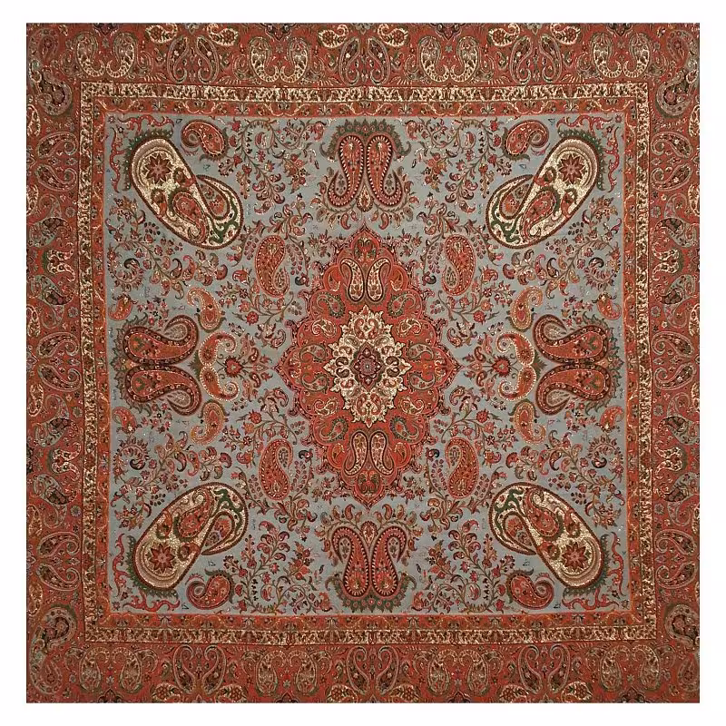 رومیزی مربع  ترمه ابریشم کد TRM57