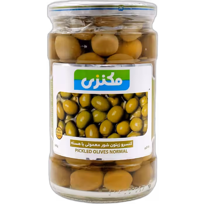 زیتون شور با هسته مکنزی 660 گرمی