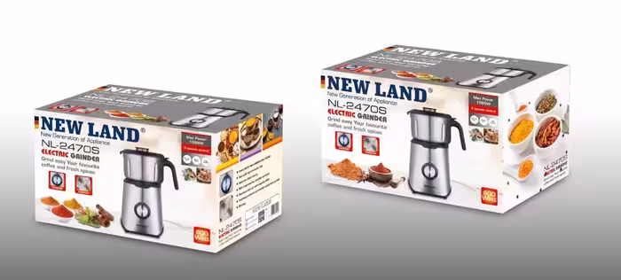 آسیاب نیمه صنعتی نیولند مدل Steel mill NEWLAND NL-2470S