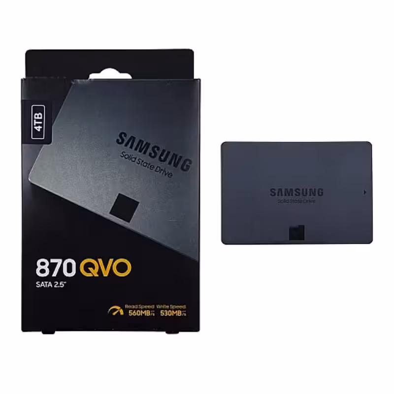 هارد SSD لپ تاپ 4 ترابایت سامسونگ Sata 2.5Inch QVO870 گارانتی آواژنگ