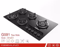 اجاق گاز صفحه ای G591 دیموند(ارسال رایگان)