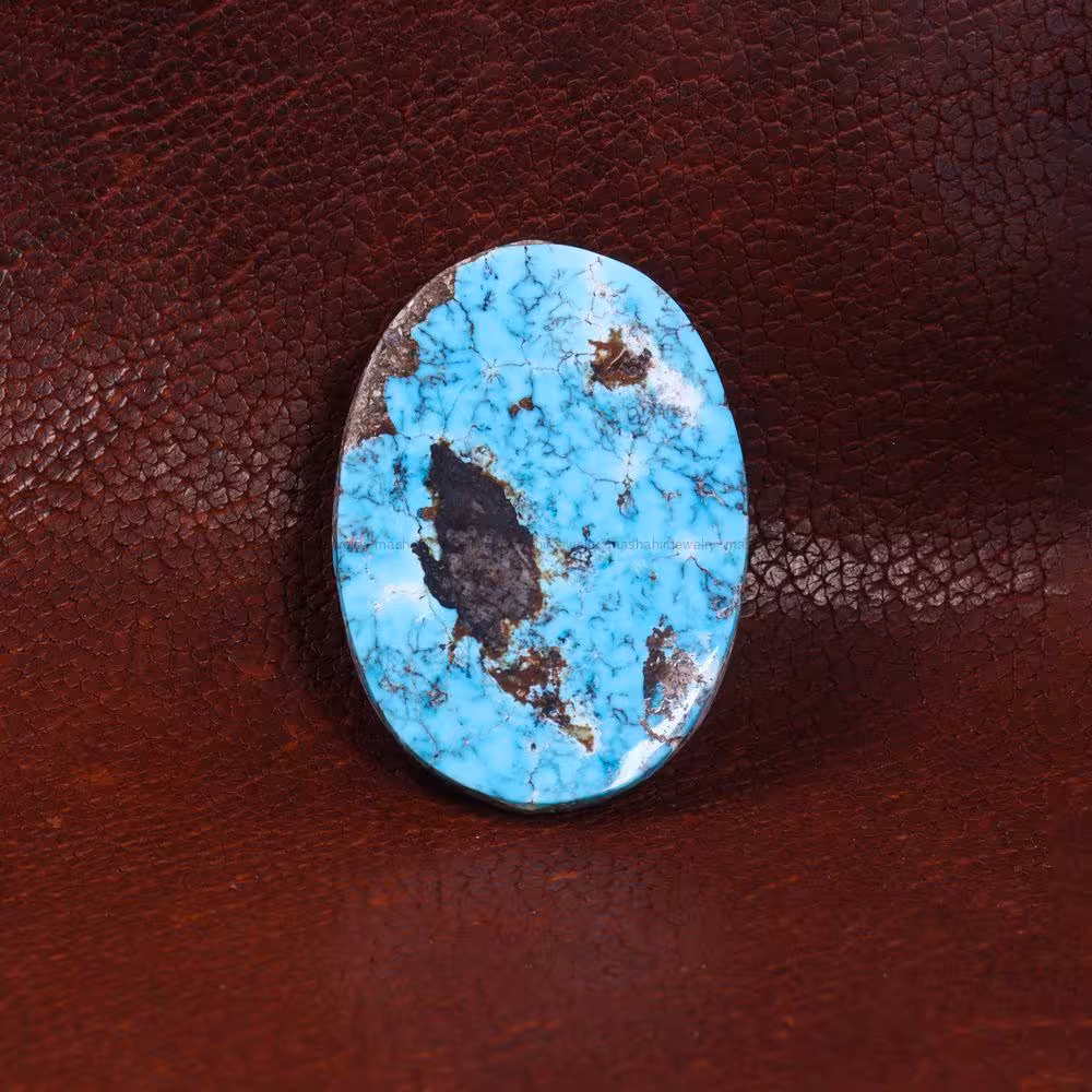 نگین فیروزه شجری کد 14468 - جواهری مشاهیر