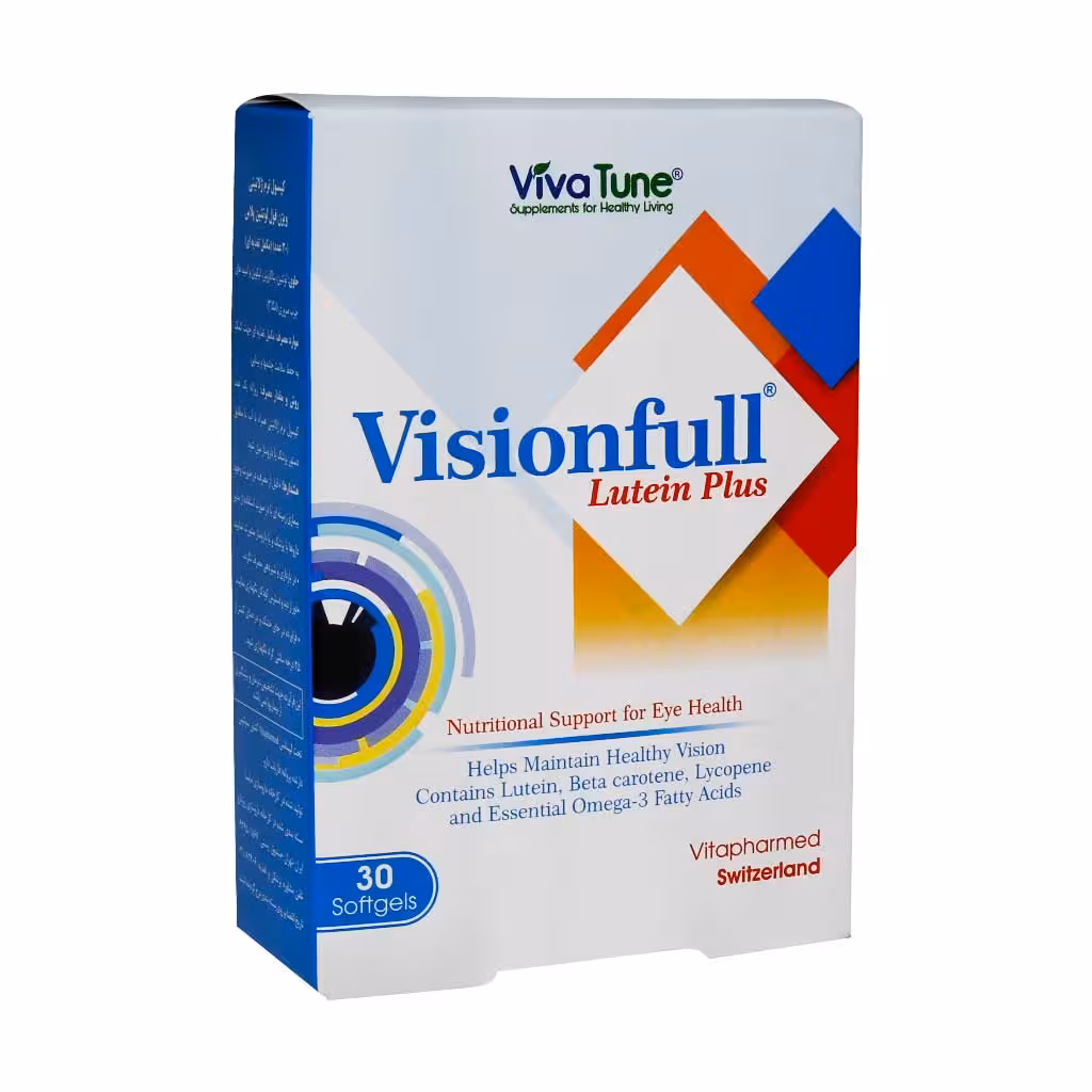 کپسول ژلاتینی ویژن فول لوتئین پلاس ویواتیون (30 عدد)