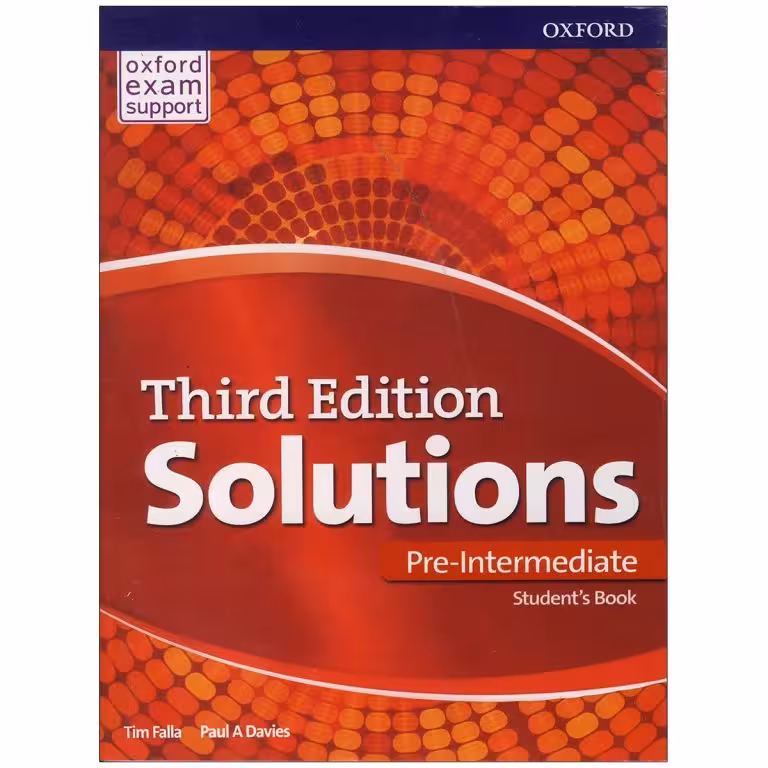 کتاب Solutions 3rd Pre Intermediate اثر Tim Falla انتشارات Oxford