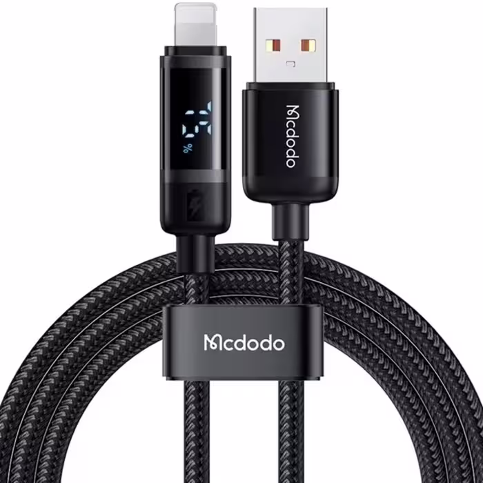 کابل شارژ و انتقال داده فست یو اس بی به لایتنینگ 3 آمپر 1.2 متری مک دودو  CA-500 Mcdodo CA-500