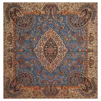 رومیزی مربع ترمه ابریشم کد TRM8