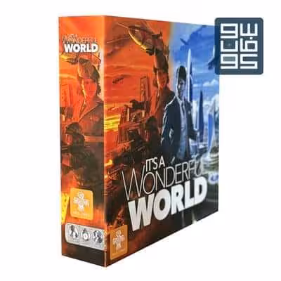 بسته بازی ایرانی استراتژیک جهان شگفت انگیز (IT’S A WONDERFUL WORLD)،(باجعبه)