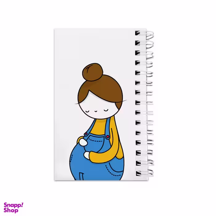 دفترچه یادداشت 64 برگ مدل To Do List طرح فانتزی مادر باردار کد 58519