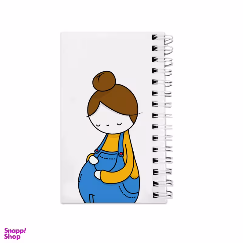 دفترچه یادداشت 64 برگ مدل To Do List طرح فانتزی مادر باردار کد 58519