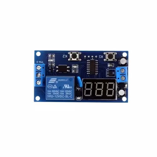 ماژول تایمر با رله و نشانگر 12ولت