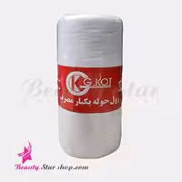 حوله یکبار مصرف رولی جی کات ابعاد 40 در 70 سانت تعداد 100 پرفراژ حجم 45 گرم