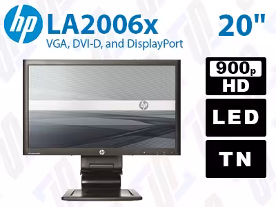 مانیتور استوک HP LA2006X اچ پی 20 اینچ LED HD TN 5ms