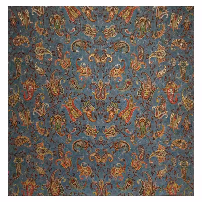 رومیزی مربع ترمه ابریشم کد TRM82