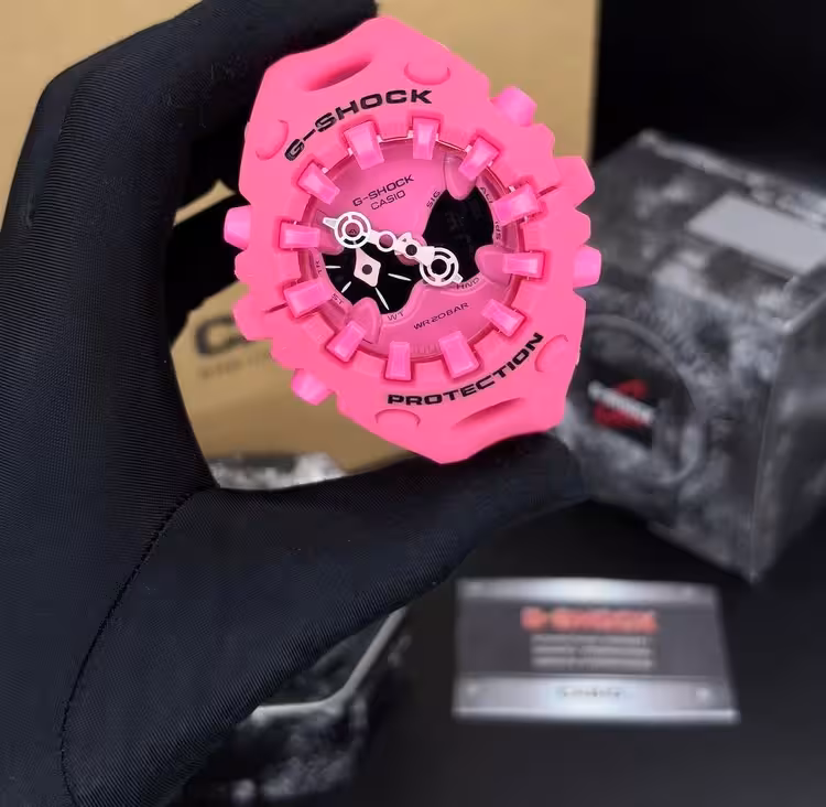 ساعت مچی جی شاک ((جیشاک GVD01 )) صورتی