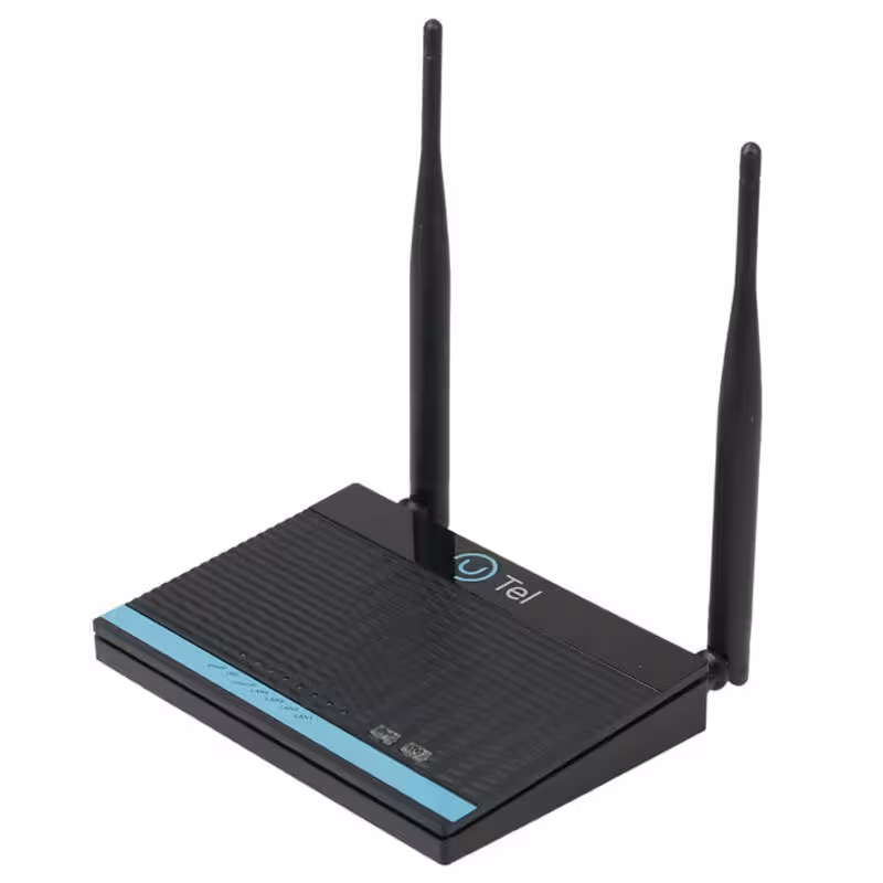 مودم روتر 2 آنتن U.Tel A304  ADSL2  150Mbps
