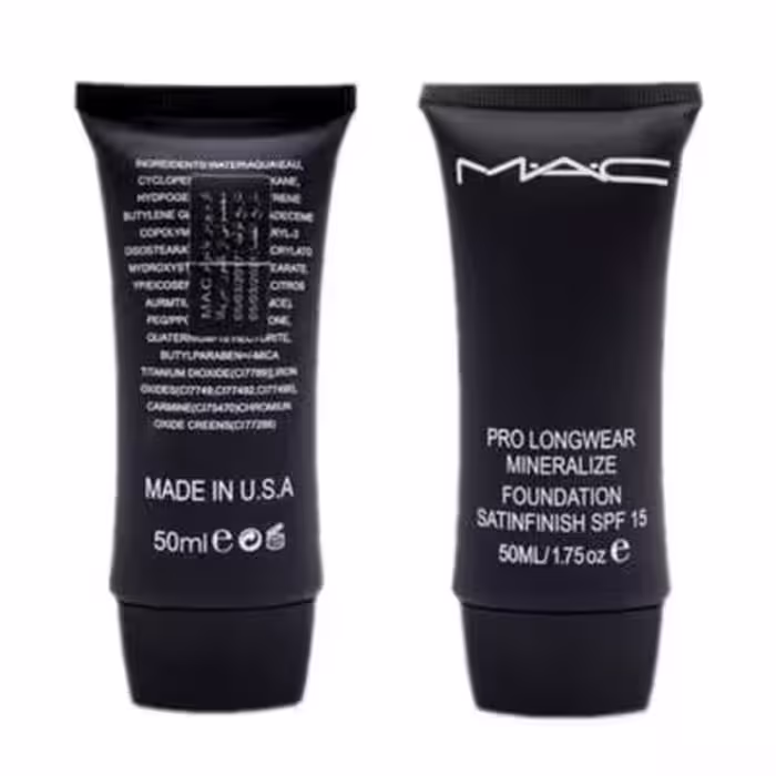 کرم پودر تیوپی مک M.A.C شماره NC25 رنگ روشن حجم 50 میل