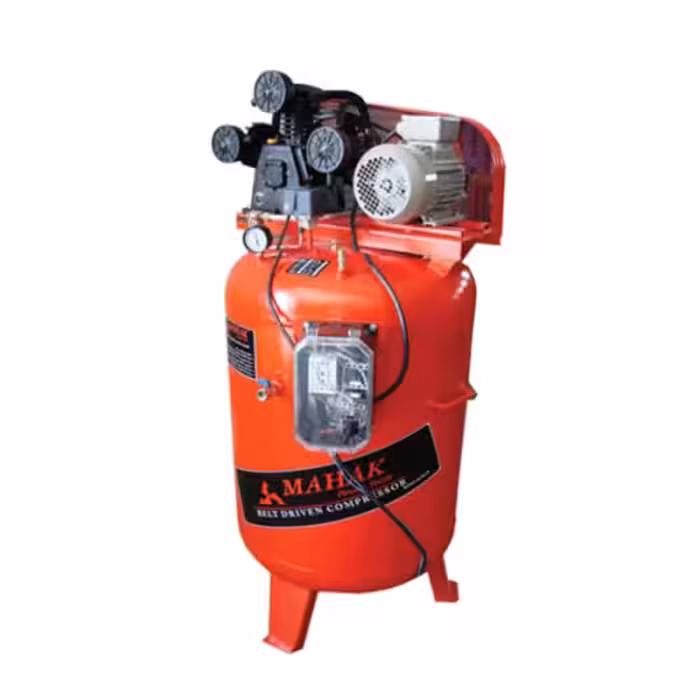 کمپرسور هوا محک 500 لیتری دو سیلندر سه فاز مدل AP-602S