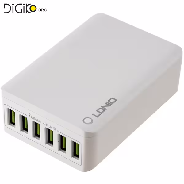 شارژر رومیزی موبایل و تبلت LDNIO A6703 با 6 خروجی USB