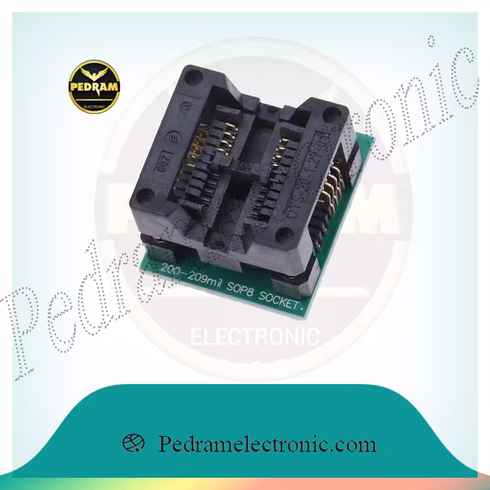 زیف پروگرامر ای سی SMD به 8DIP پایه كیلیپس-ADP SOP-8 TO-DIP8 CLIPS