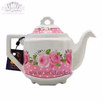 قوری چینی شکس (SHEX) مدل پروین صورتی 1000ml