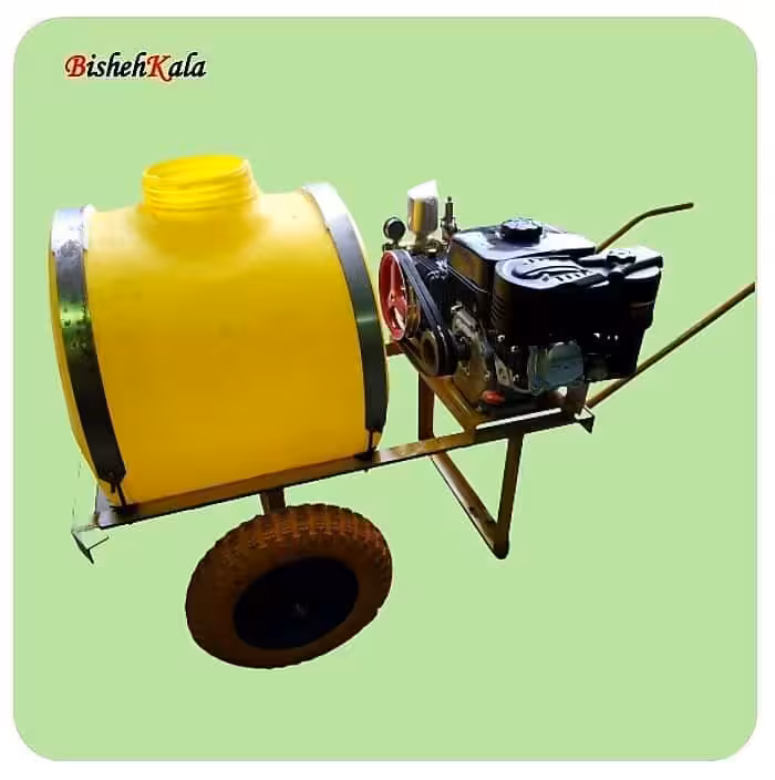 سمپاش فرغونی 100 لیتری مجهز به لانس و شیلنگ