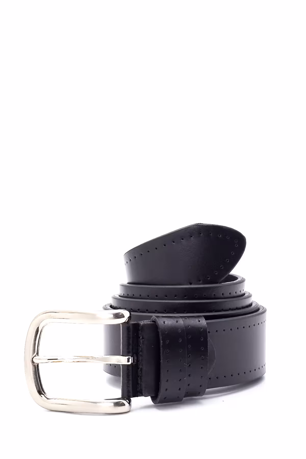 کمربند مشکی مردانه چرمی اورجینال Derimod