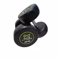 دمبل مدل گرد وزن 25 کیلوگرم بسته 2 عددی