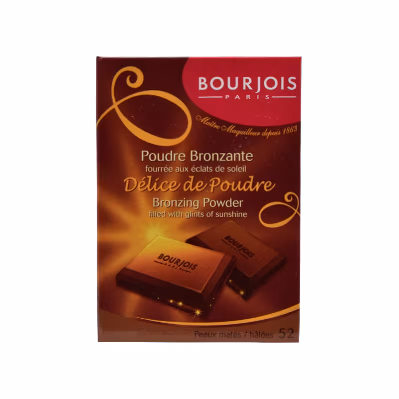 پودر برنز کننده بورژوا تستری اورجینال مدل Delice de Poudre – شماره 52
