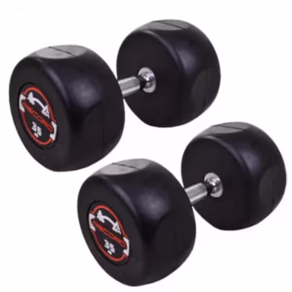 دمبل گرد وزن 35 کیلوگرم round dumbbell