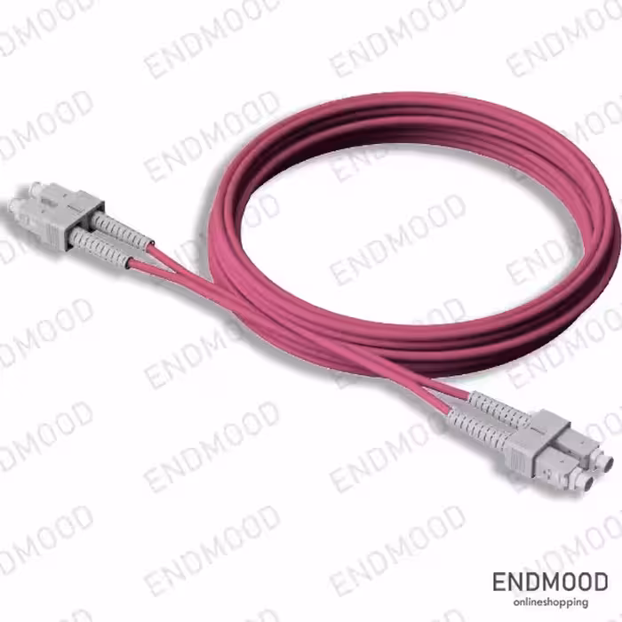 پچ کورد فیبر نوری 10 متری داپلکس نگزنس Nexans OM4 SC-SC