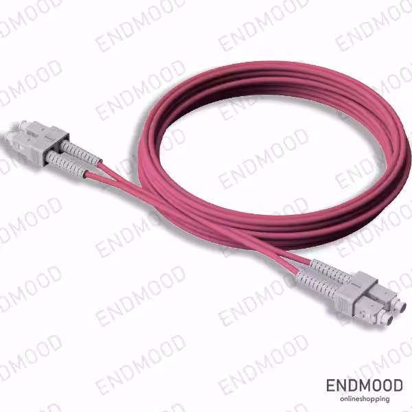 پچ کورد فیبر نوری 10 متری داپلکس نگزنس Nexans OM4 SC-SC