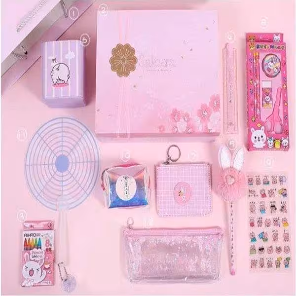 باکس هدیه لوازم تحریر طرح خوک