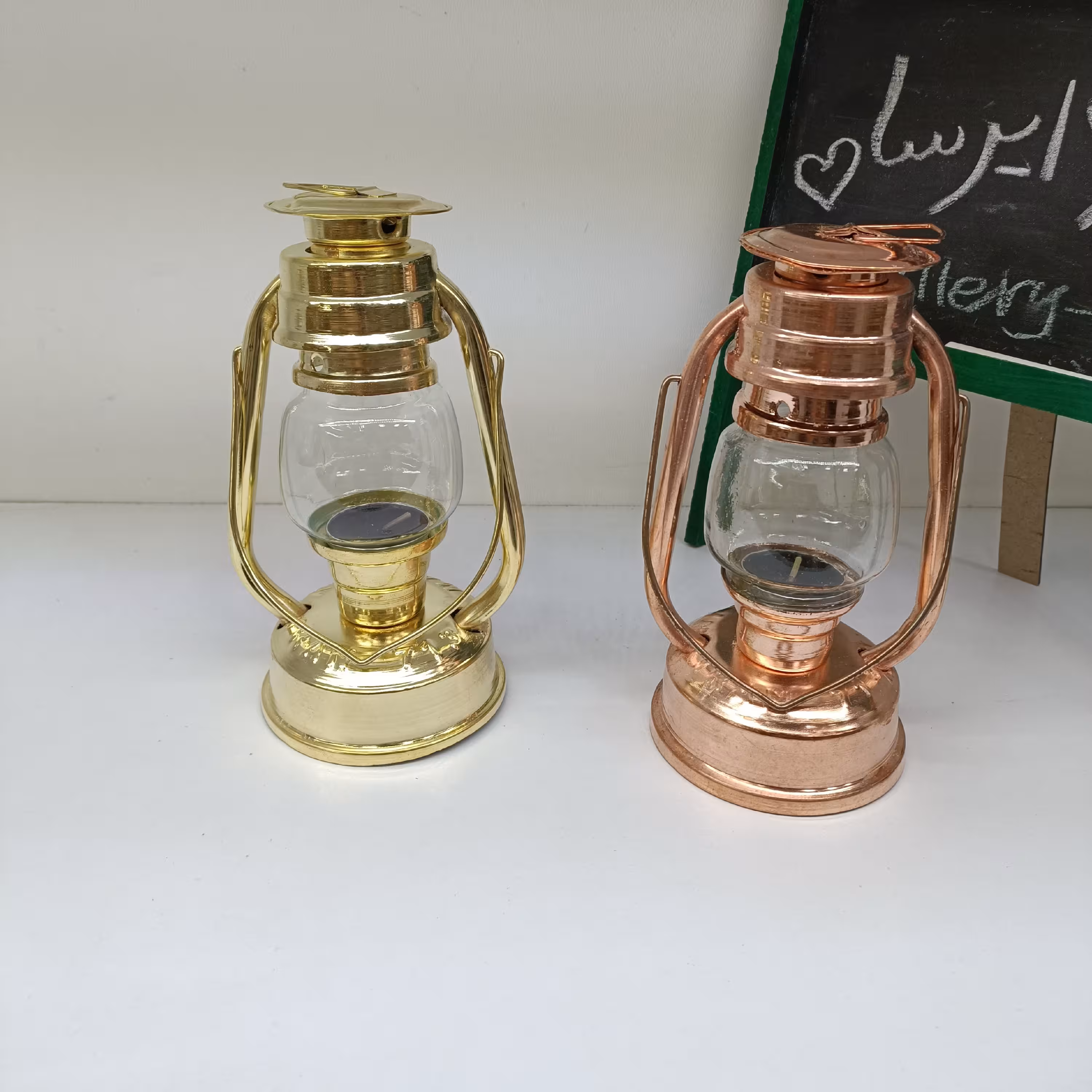 چراغ نفتی آبکاری شده 