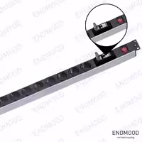 پاورماژول 9 پورت 1 یونیت ارت دار رکمونت با دو متر کابل و بدنه الومینیومی HPI