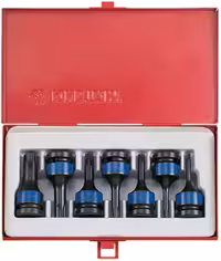 4417PP – جعبه  آلن بکس ستاره  فشارقوي کوتاه 1/2 –  7 عددي ( T25 – T60) کينگ توني