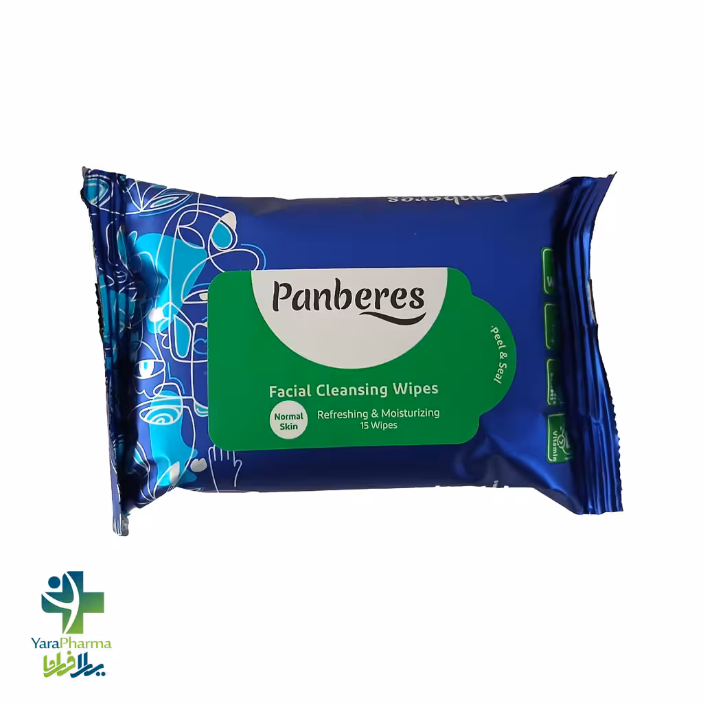 دستمال مرطوب پاک کننده صورت پنبه ریز 15 عددی