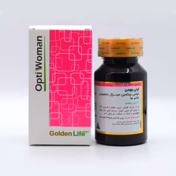 قرص روکش دار اپتی وومن گلدن لایف 60عددی