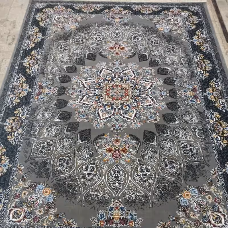 فرش ماشینی کاشان (BCF) تراکم 700سایز 9متری نقشه مانلی فیلی (ارسال رایگان)