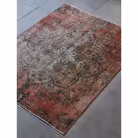 فرش دستبافت دو نیم متری امیرخیز مدل وینتیج کد 6296