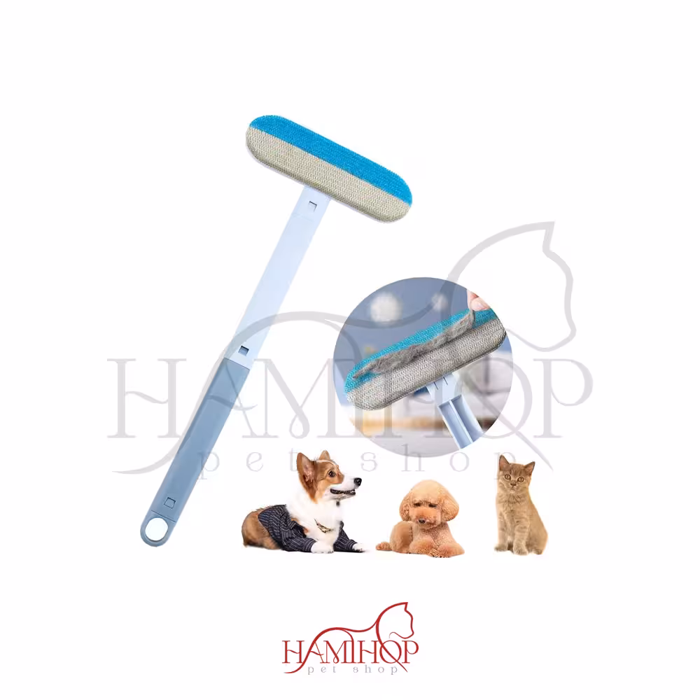 شیشه شور و پد پرزگیر مدل دسته دار همه کاره