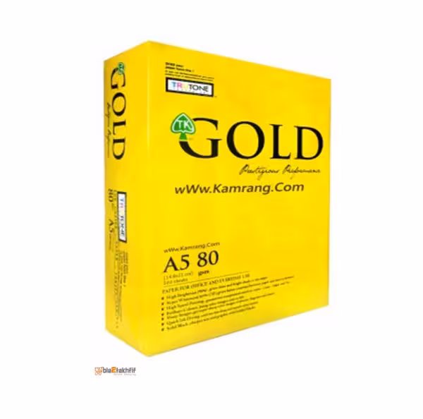 کاغذ 80 گرمیA5 گلد