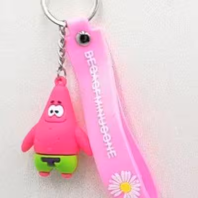 آویز سرکلیدی سلیکونی پاتریک (12 عددی)