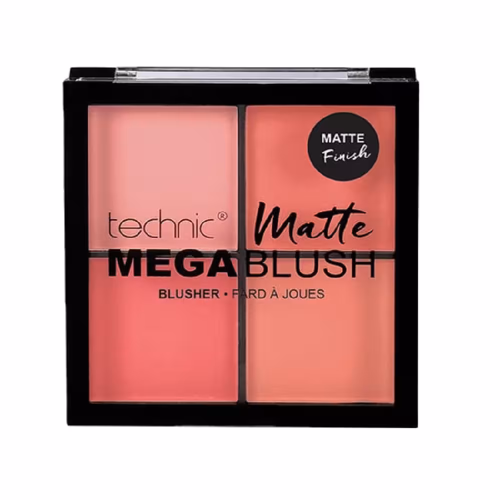 پالت رژگونه 4 رنگ تکنیک مدل Mega Blush