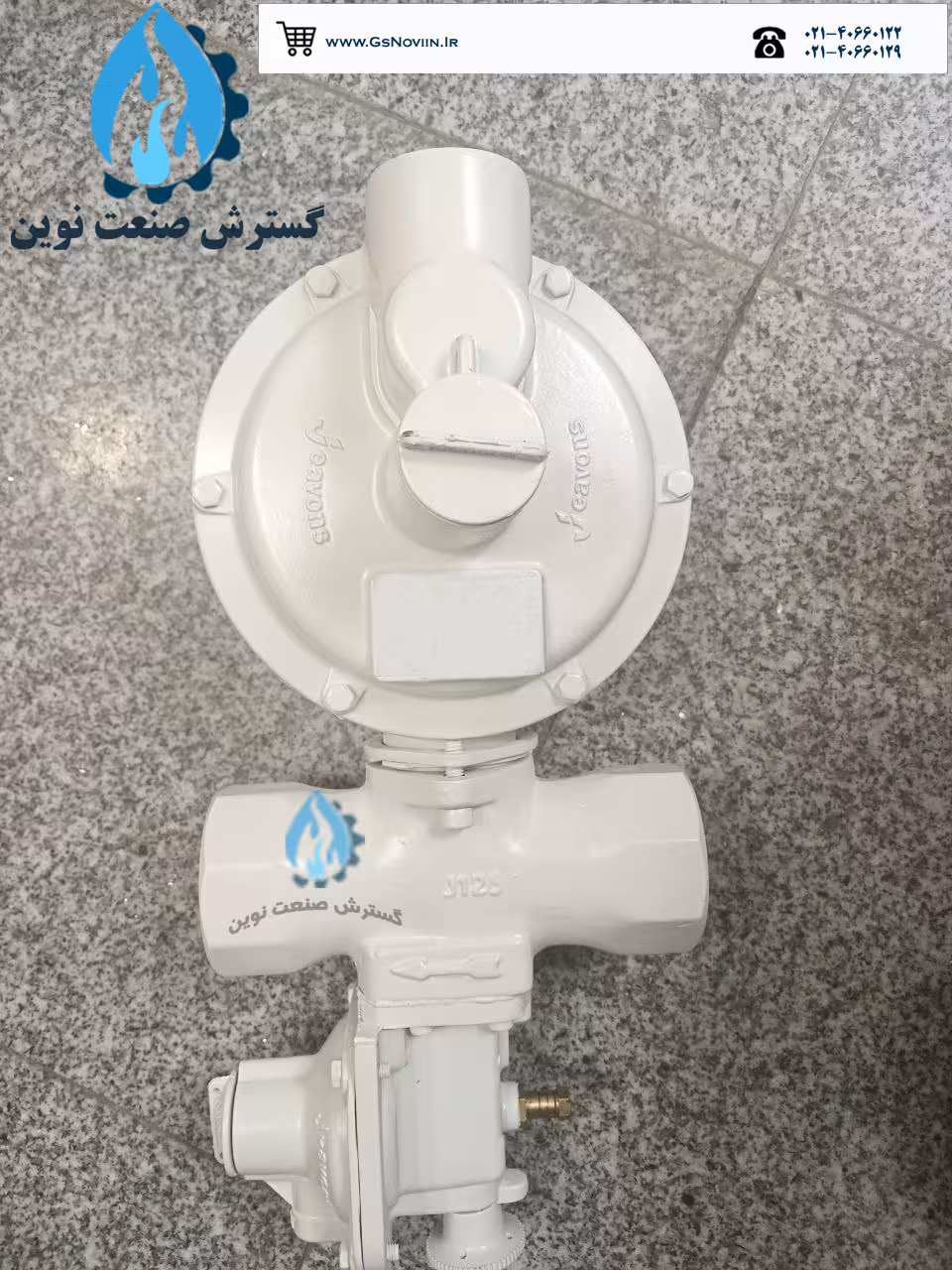 رگلاتور گاز دنده ای 350 متری 60 به 2 پوند مدل جیوانز J125 S8T
