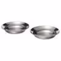 ست 2 عددی بشقاب گود استیل ایکیا Ikea GRILLTIDER 905.604.93