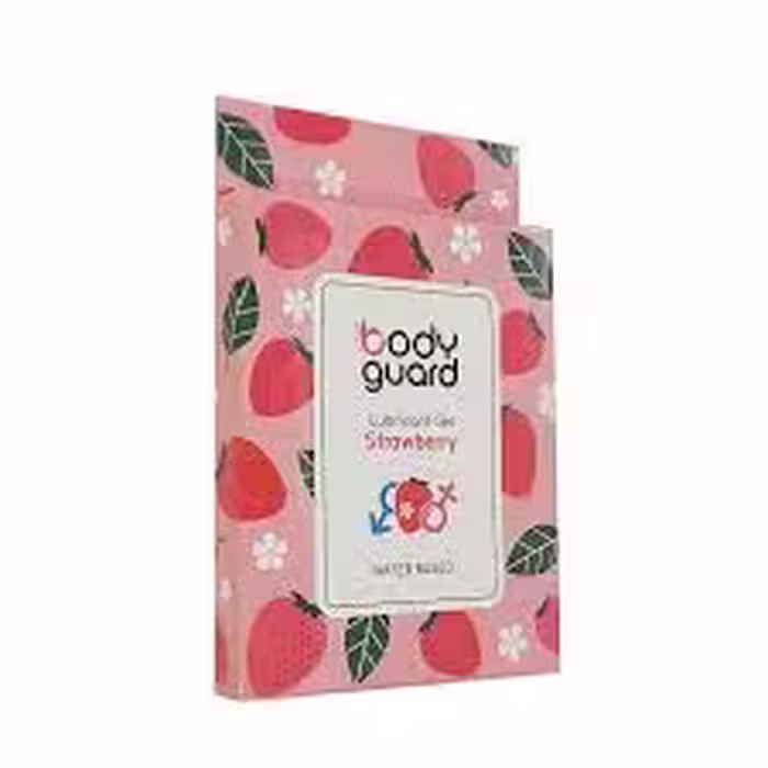 ژل لوبریکانت بادیگارد توت فرنگی مدل Strawberry حاوی (سه ساشه)